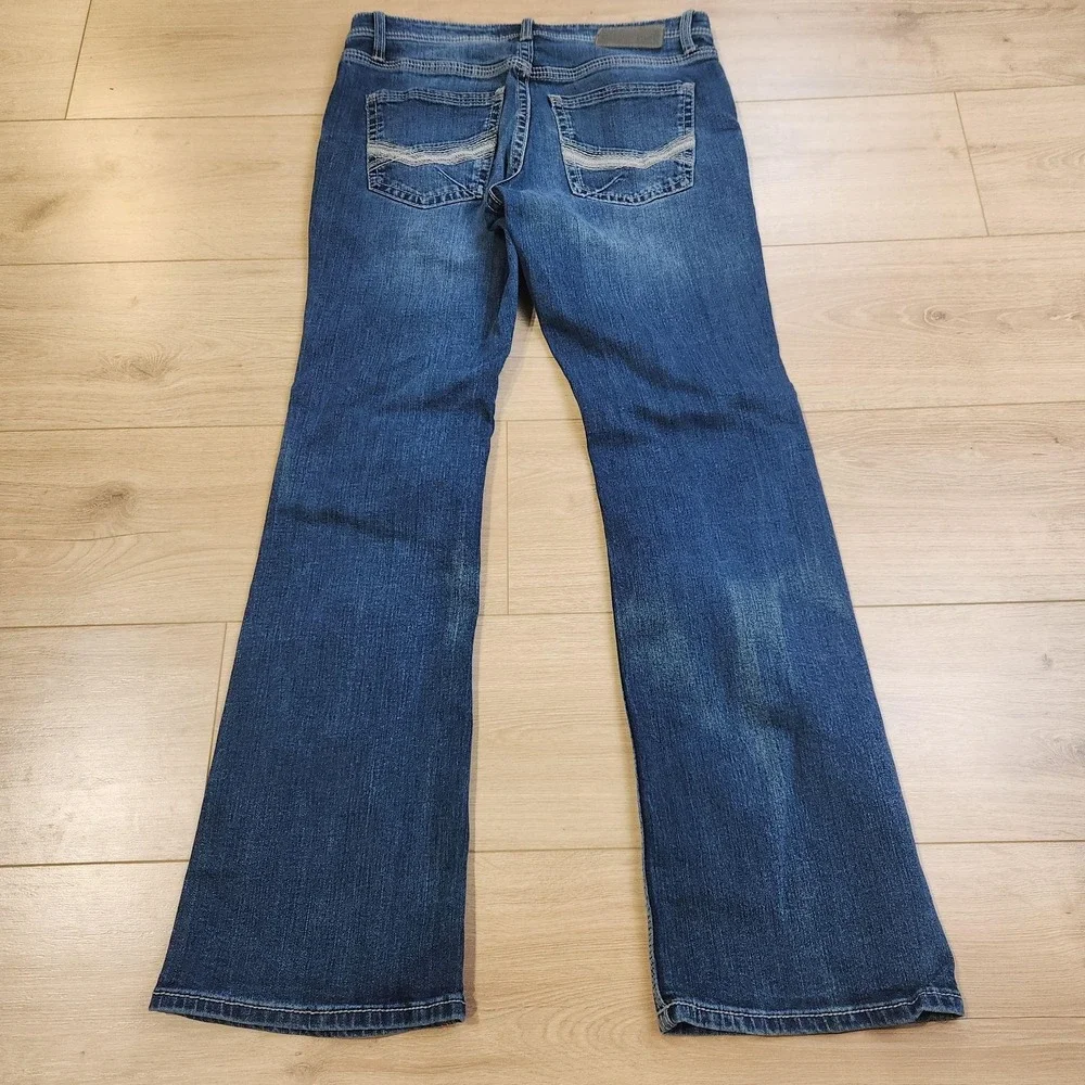 BKE Fulton Bootcut Jeans Mens 30x32 Blue Medium Wash Relaxed Denim Stretch